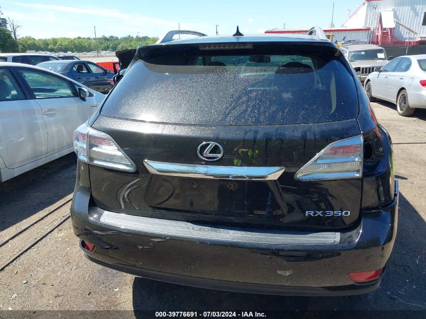 2012 Lexus Rx 350 VIN: 2T2BK1BA3CC133162 Lot: 39776691