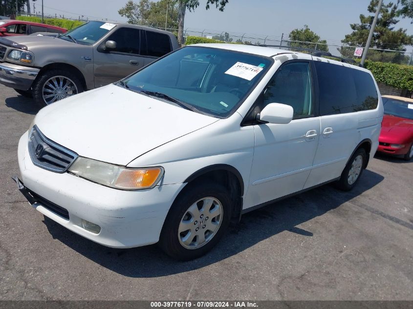 2002 Honda Odyssey Ex-L VIN: 5FNRL18932B009948 Lot: 39776719