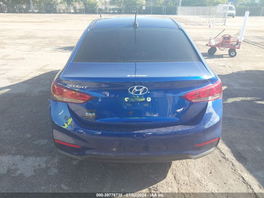 2020 Hyundai Accent Sel VIN: 3KPC24A67LE122867 Lot: 39776735