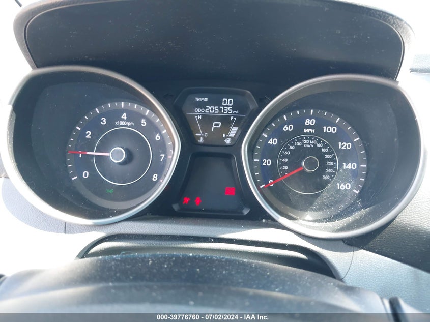 2013 Hyundai Elantra Gls VIN: 5NPDH4AE3DH393626 Lot: 39776760