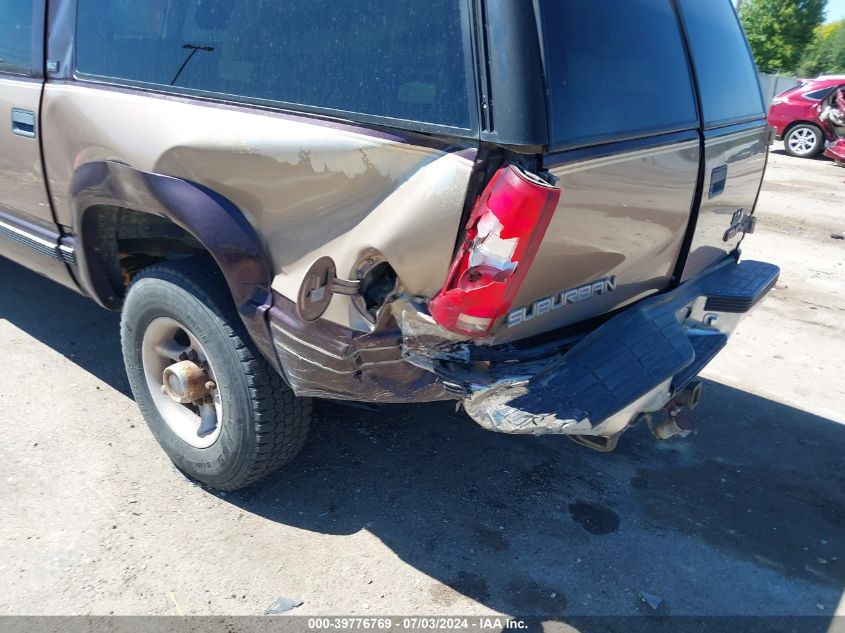 1996 GMC Suburban K2500 VIN: 1GKGK26J6TJ747142 Lot: 39776769