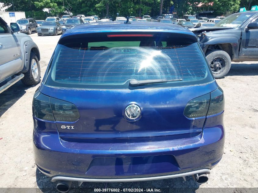 2012 Volkswagen Gti 2-Door VIN: WVWEV7AJ2CW131567 Lot: 39776802