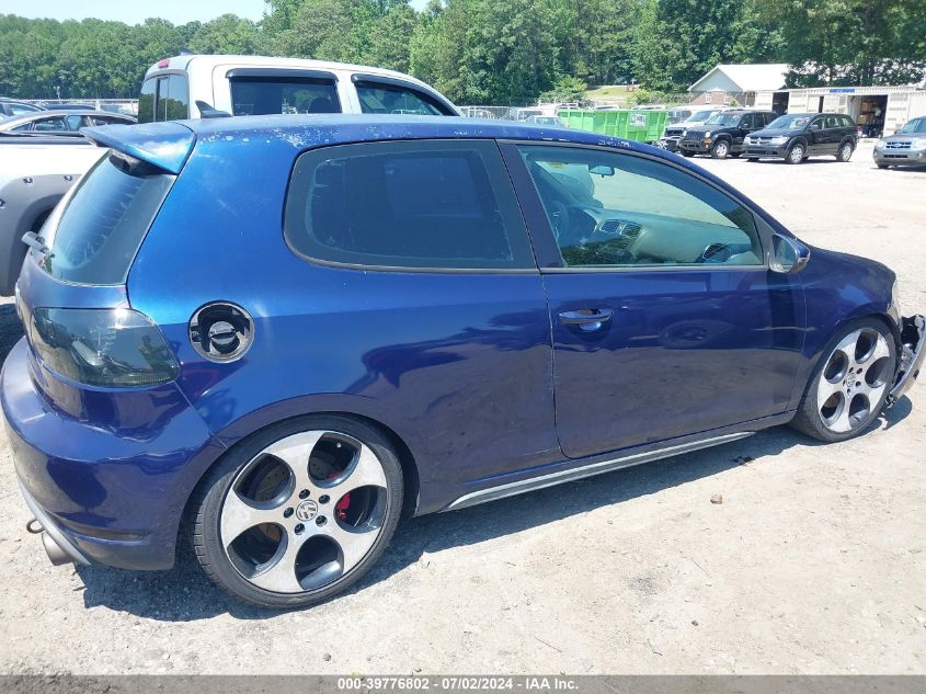 2012 Volkswagen Gti 2-Door VIN: WVWEV7AJ2CW131567 Lot: 39776802