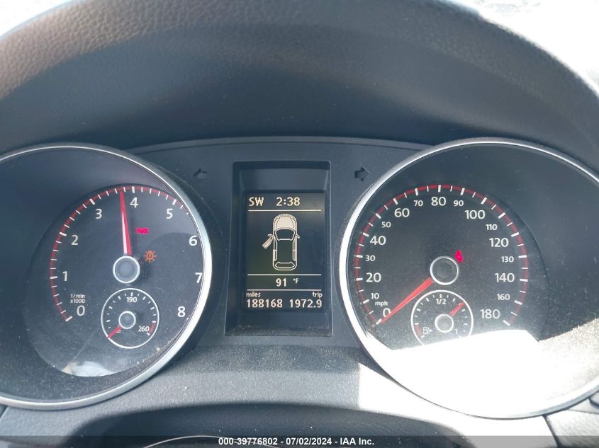 2012 Volkswagen Gti 2-Door VIN: WVWEV7AJ2CW131567 Lot: 39776802