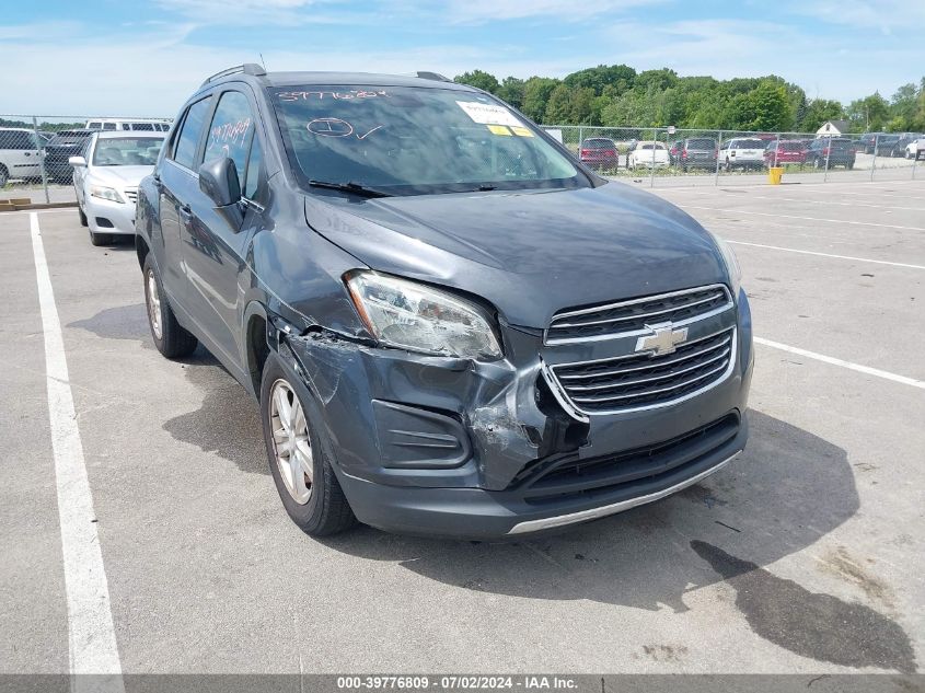2016 Chevrolet Trax Lt VIN: 3GNCJPSB2GL143165 Lot: 39776809