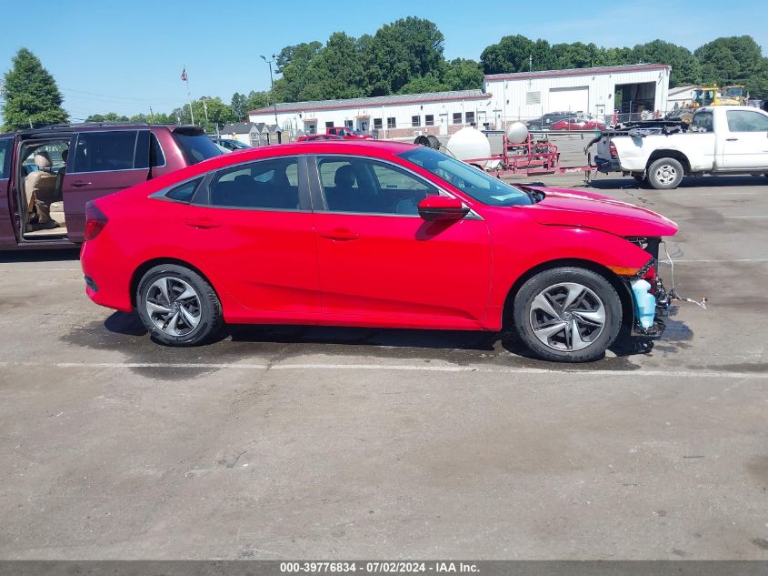 2019 Honda Civic Lx VIN: 2HGFC2F64KH577638 Lot: 39776834