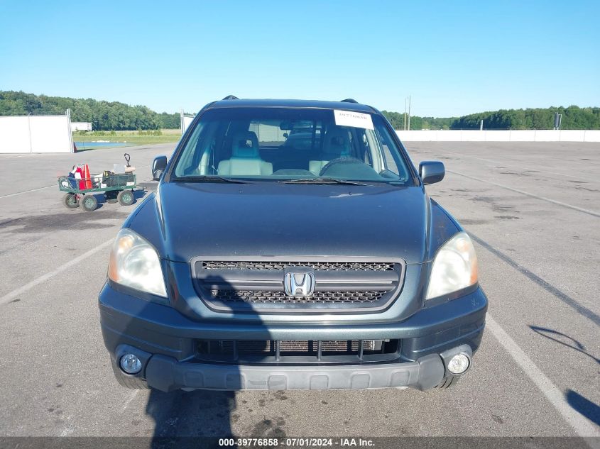 2003 Honda Pilot Ex-L VIN: 2HKYF18593H571002 Lot: 39776858