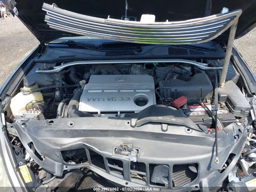 2005 Lexus Es 330 VIN: JTHBA30G055072510 Lot: 39776862