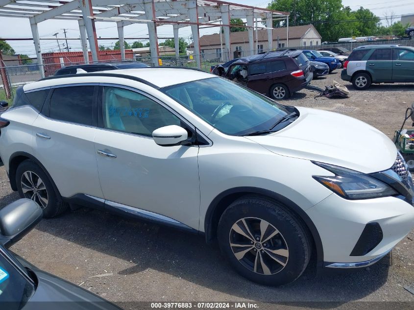2019 Nissan Murano Sv VIN: 5N1AZ2MS8KN123466 Lot: 39776883