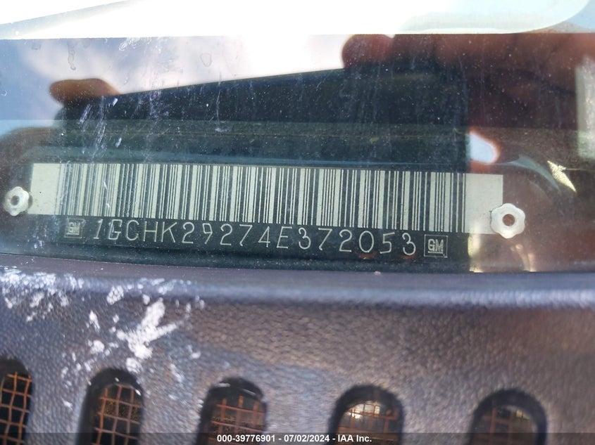 2004 Chevrolet Silverado 2500Hd Ls VIN: 1GCHK29274E372053 Lot: 39776901
