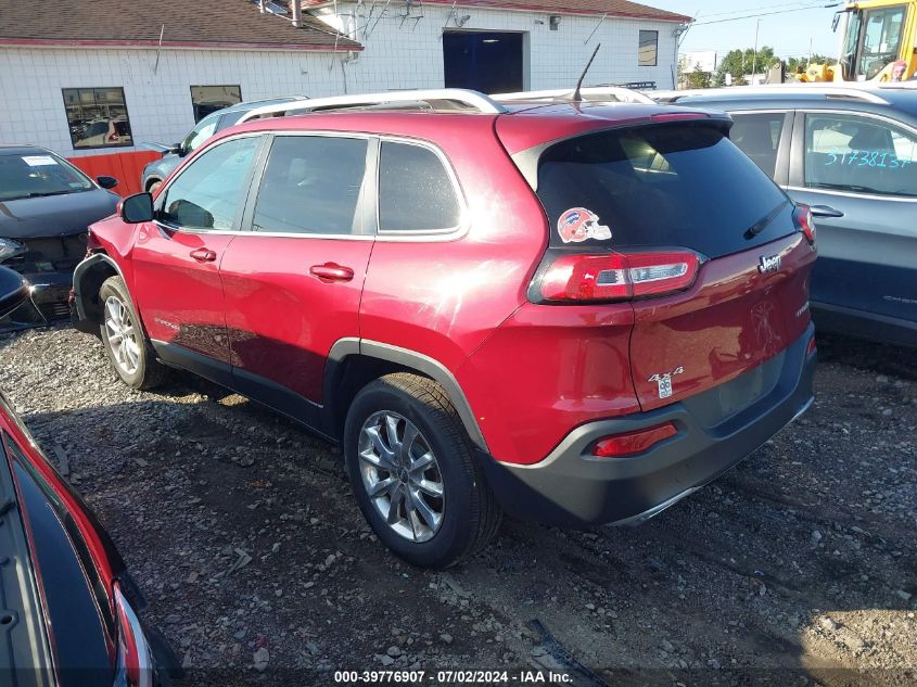 2016 Jeep Cherokee Limited VIN: 1C4PJMDS7GW131450 Lot: 39776907