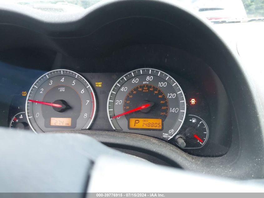 2010 Toyota Corolla S/Le/Xle VIN: 2T1BU4EE8AC505266 Lot: 39776915