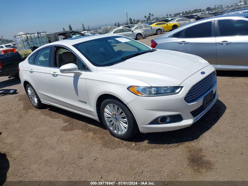 2013 Ford Fusion Hybrid Se VIN: 3FA6P0LU2DR170022 Lot: 39776947