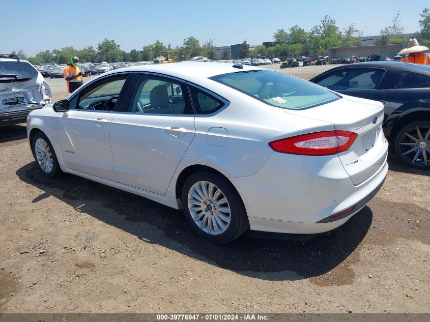 2013 Ford Fusion Hybrid Se VIN: 3FA6P0LU2DR170022 Lot: 39776947