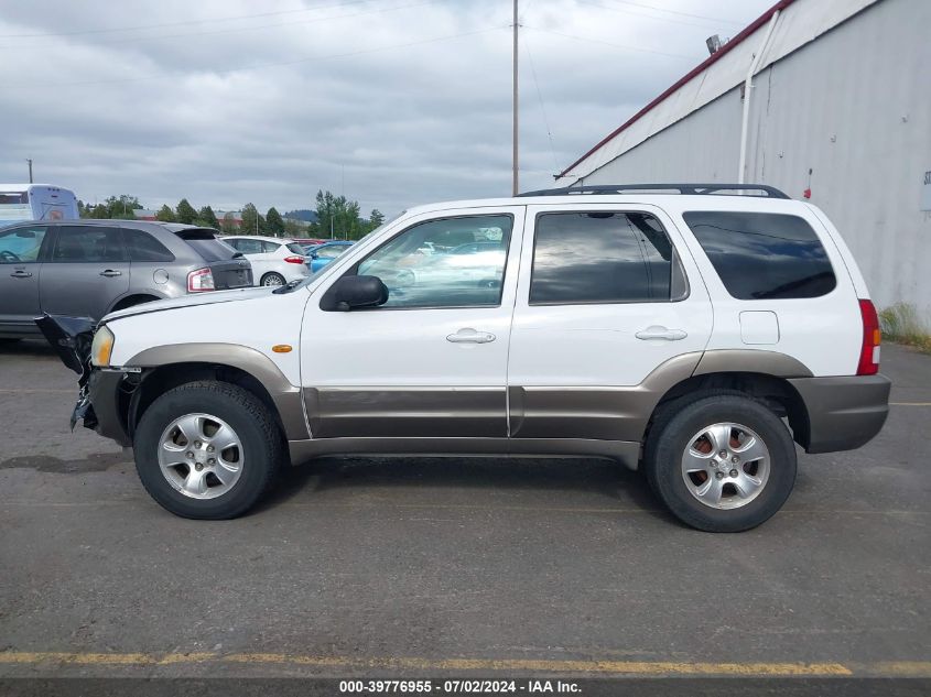 2003 Mazda Tribute Es V6 VIN: 4F2CZ96183KM52844 Lot: 39776955