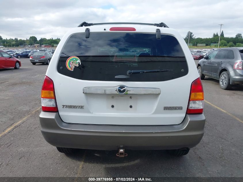 2003 Mazda Tribute Es V6 VIN: 4F2CZ96183KM52844 Lot: 39776955