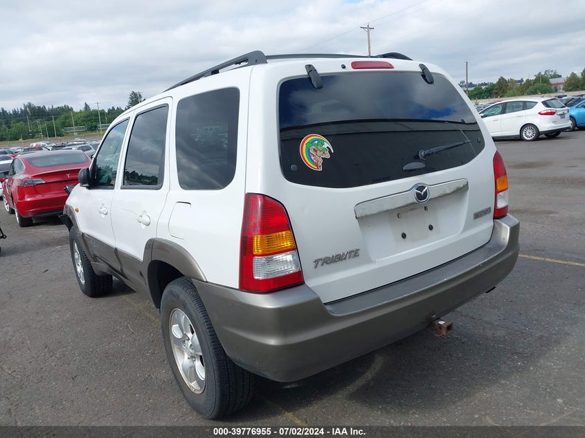 2003 Mazda Tribute Es V6 VIN: 4F2CZ96183KM52844 Lot: 39776955