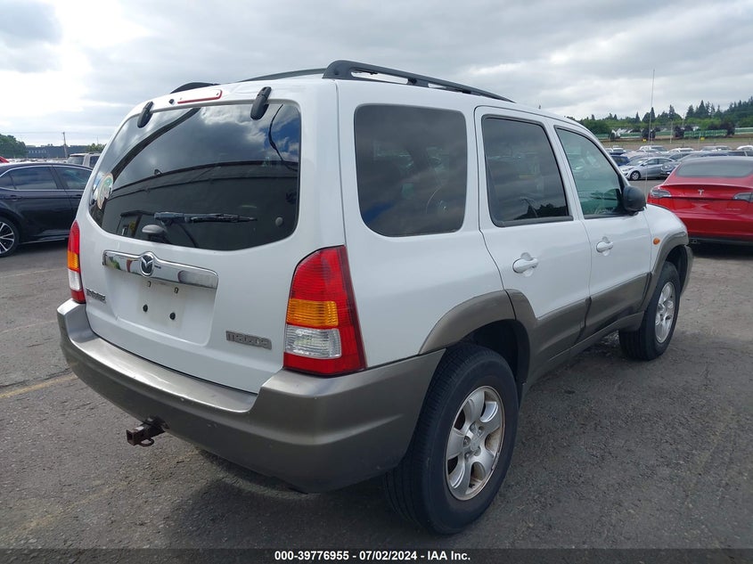 2003 Mazda Tribute Es V6 VIN: 4F2CZ96183KM52844 Lot: 39776955