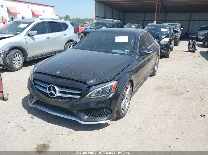 55SWF4JB6FU074385 2015 MERCEDES-BENZ C CLASS - Image 2