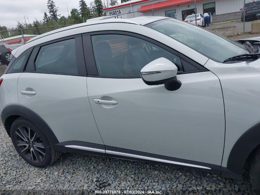 2018 Mazda Cx-3 Grand Touring VIN: JM1DKFD7XJ0309112 Lot: 39776978