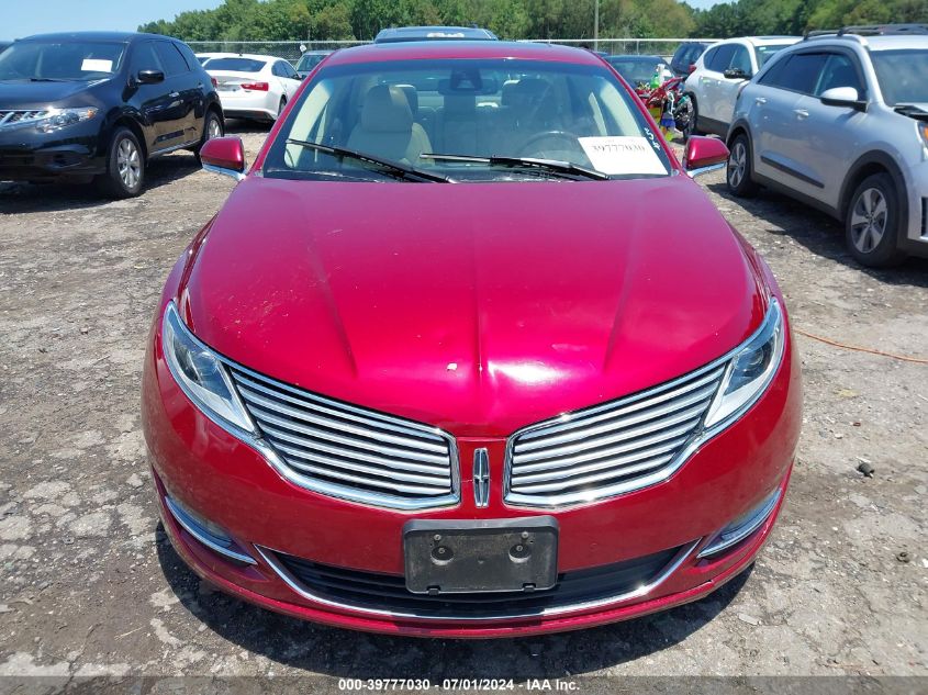 2015 Lincoln Mkz Hybrid VIN: 3LN6L2LUXFR602145 Lot: 39777030