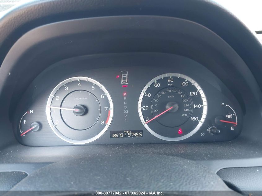 2011 Honda Accord 2.4 Ex-L VIN: 1HGCP2F80BA072297 Lot: 39777042