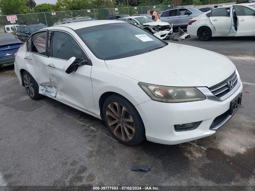 1HGCR2F52EA099103 2014 Honda Accord Sport