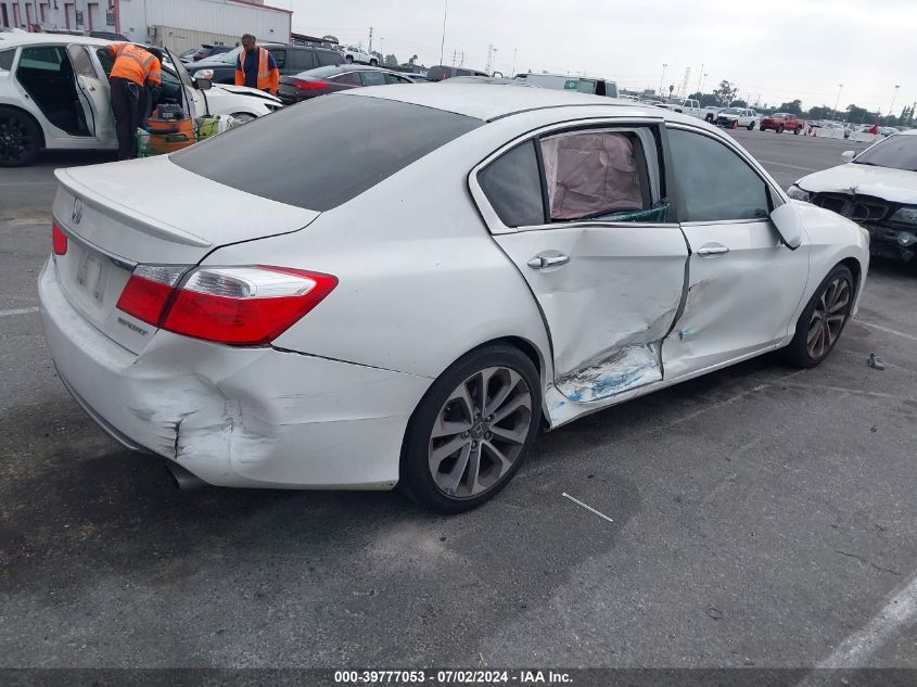 1HGCR2F52EA099103 2014 Honda Accord Sport