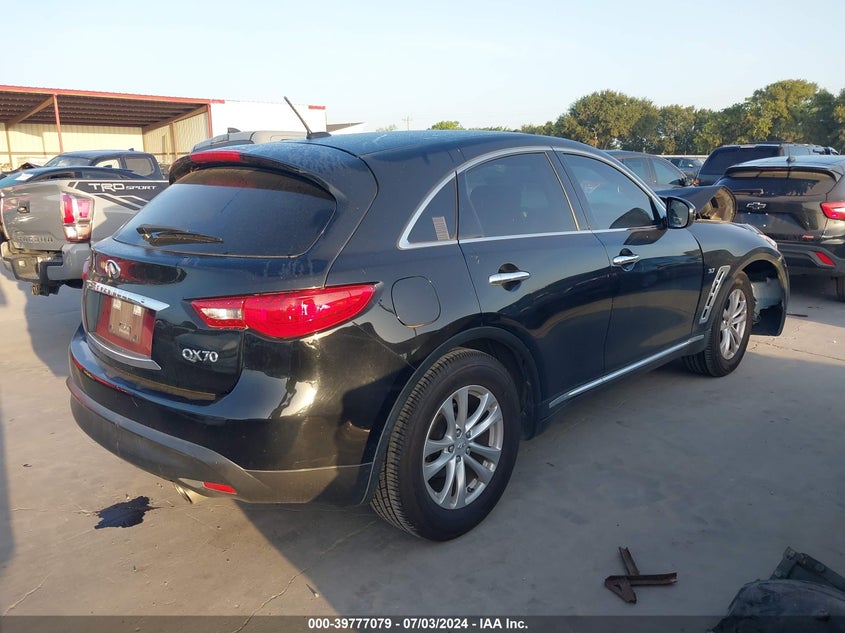 2017 Infiniti Qx70 VIN: JN8CS1MU8HM142292 Lot: 39777079