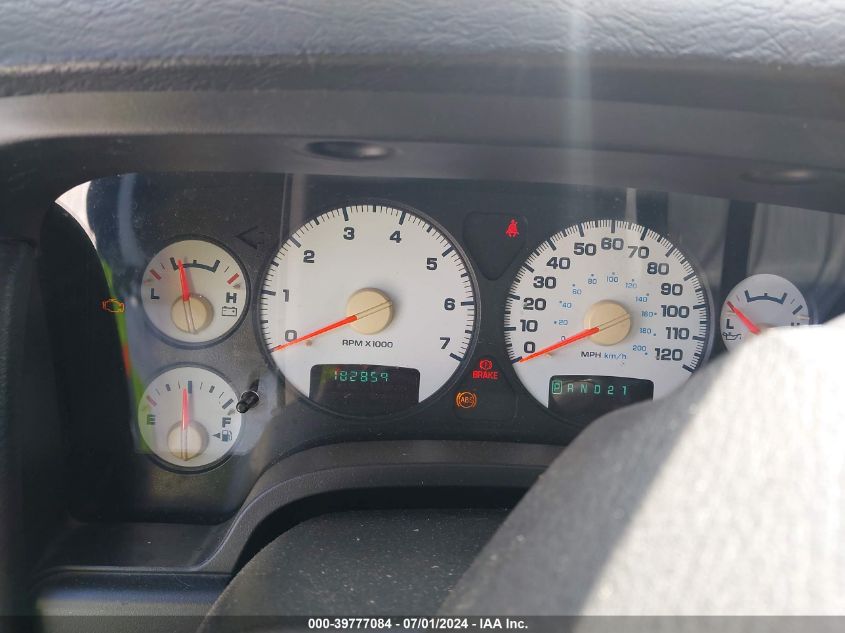 2005 Dodge Ram 1500 Slt/Laramie VIN: 1D7HU18D75S186352 Lot: 39777084