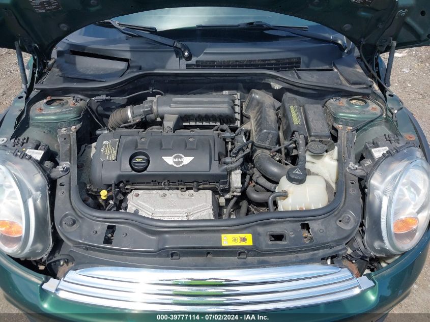 2012 Mini Cooper VIN: WMWSU3C57CT260921 Lot: 39777114