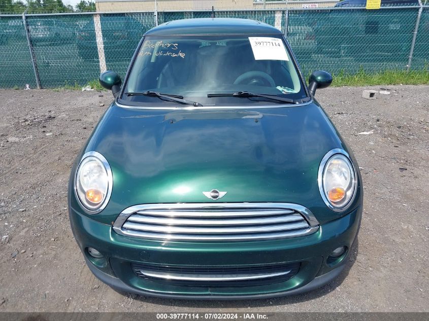 2012 Mini Cooper VIN: WMWSU3C57CT260921 Lot: 39777114