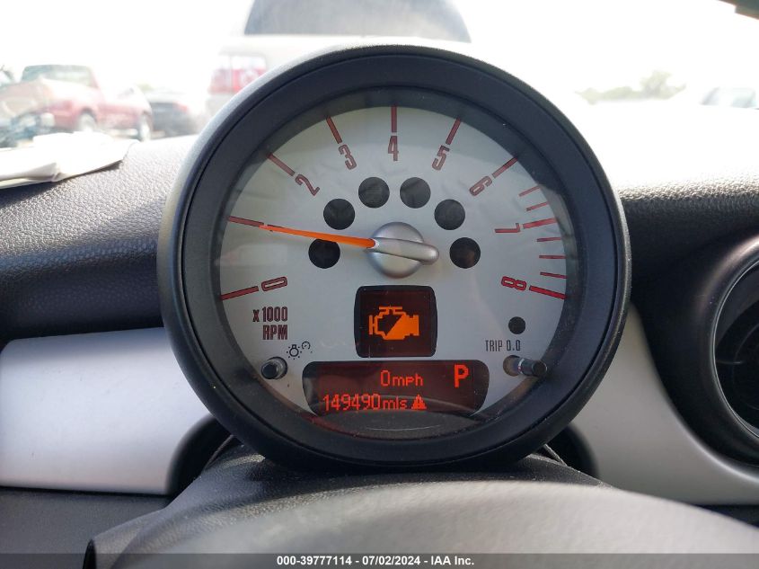 2012 Mini Cooper VIN: WMWSU3C57CT260921 Lot: 39777114