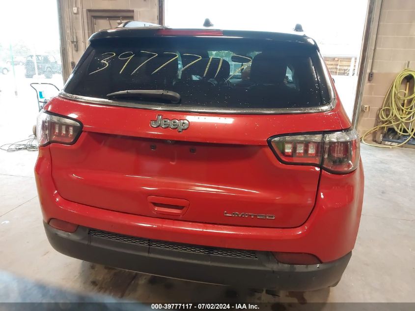 2021 Jeep Compass Limited VIN: 3C4NJCCB7MT545641 Lot: 39777117