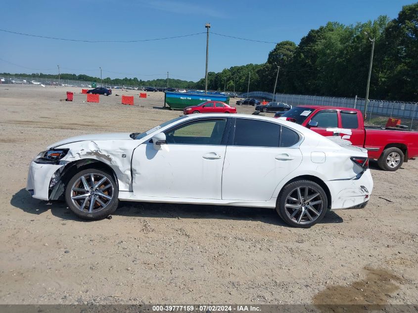 2018 Lexus Gs 350 F Sport VIN: JTHBZ1BL1JA016293 Lot: 39777159