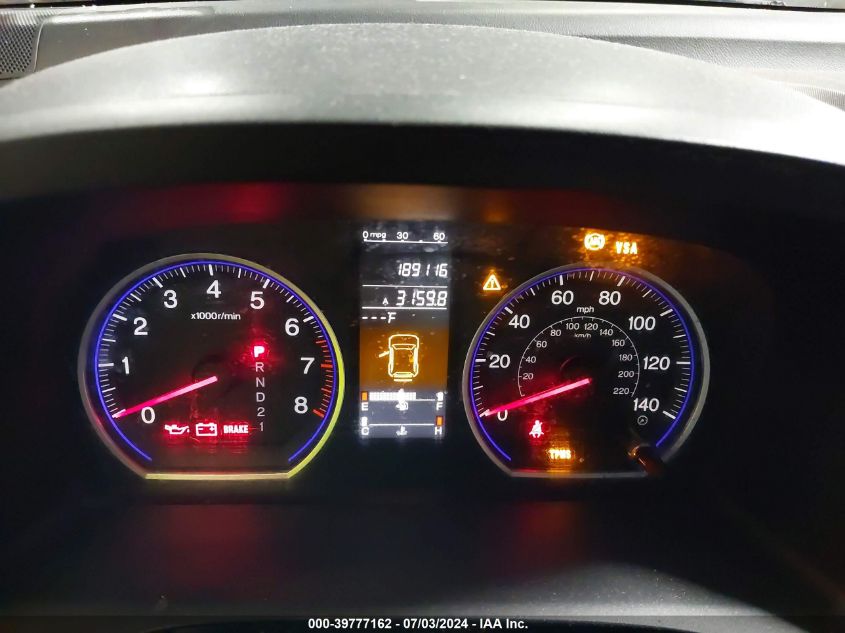 2008 Honda Cr-V Ex-L VIN: JHLRE38718C031072 Lot: 39777162