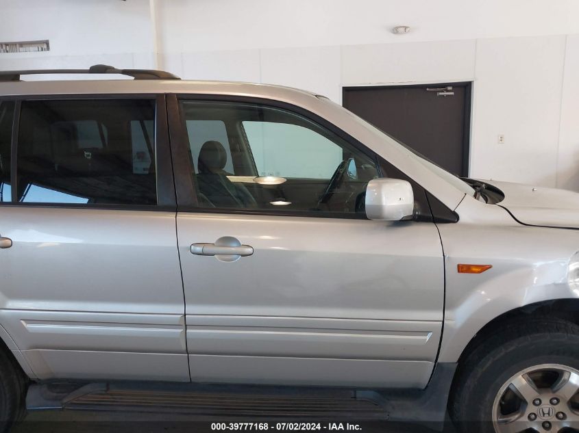 2007 Honda Pilot Exl VIN: 5FNYF18767B001691 Lot: 39777168