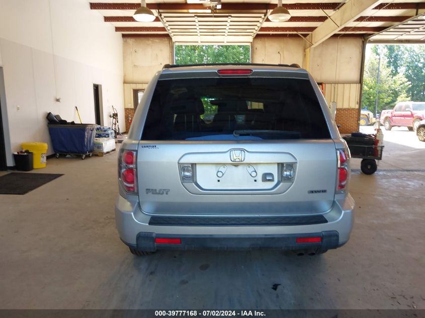 2007 Honda Pilot Exl VIN: 5FNYF18767B001691 Lot: 39777168