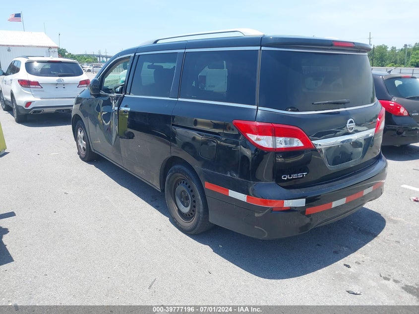2012 Nissan Quest S VIN: JN8AE2KP4C9041974 Lot: 39777196