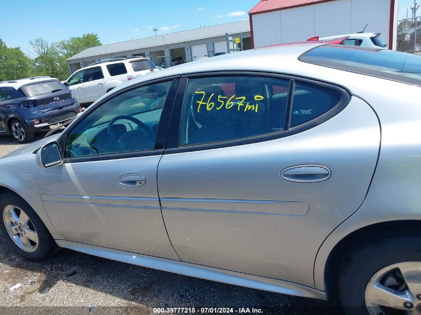 2005 Pontiac Grand Prix VIN: 2G2WP522251335178 Lot: 39777215