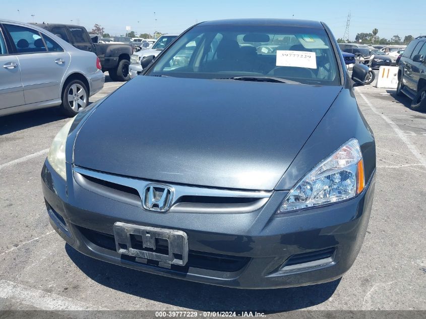 2006 Honda Accord 2.4 Lx VIN: 1HGCM56446A183206 Lot: 39777229