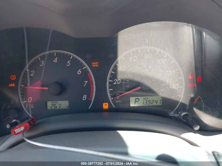 2010 Toyota Corolla Le VIN: JTDBU4EE7AJ066923 Lot: 39777252