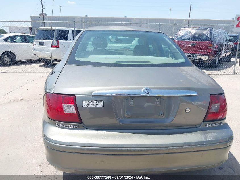 2002 Mercury Sable Gs VIN: 1MEFM50U32G652067 Lot: 39777268