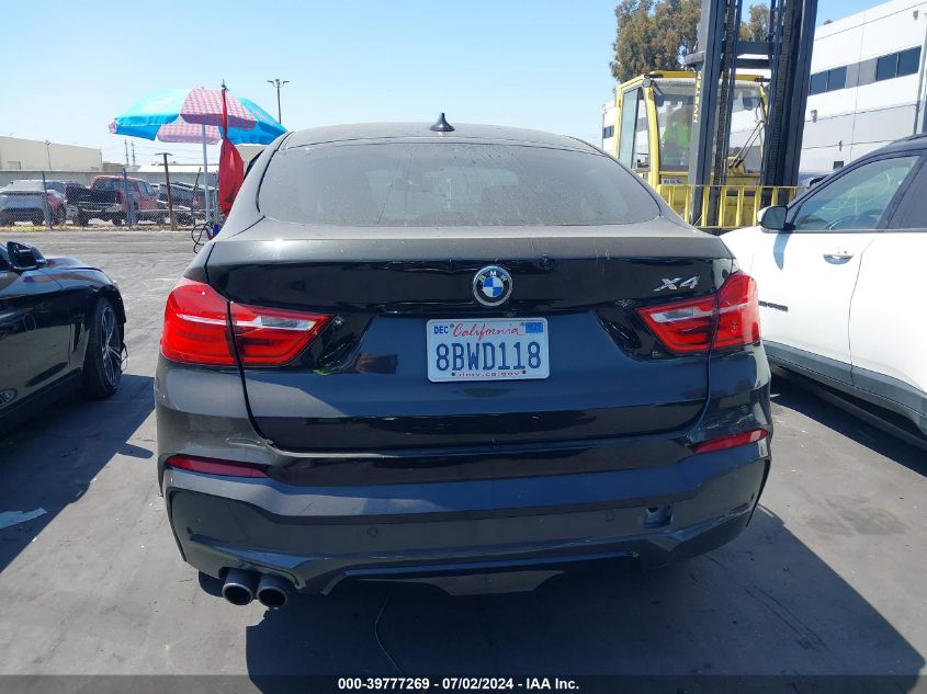 2018 BMW X4 xDrive28I VIN: 5UXXW3C54J0Y65964 Lot: 39777269