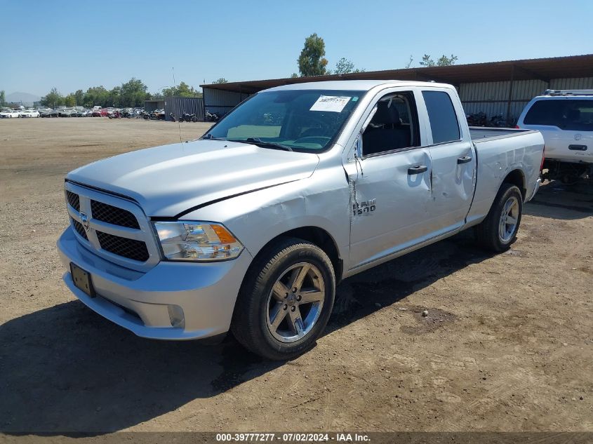 2018 Ram 1500 Express Quad Cab 4X2 6'4 Box VIN: 1C6RR6FG6JS195782 Lot: 39777277