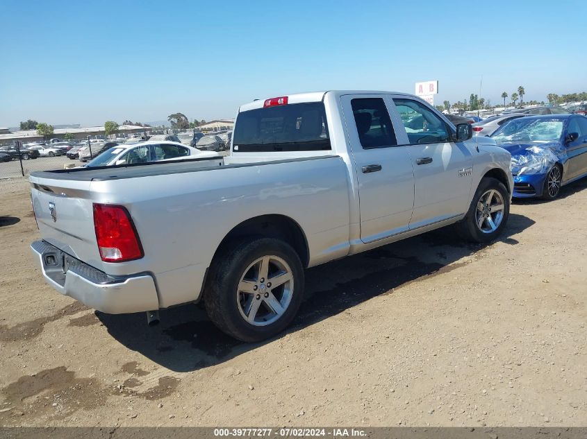 2018 Ram 1500 Express Quad Cab 4X2 6'4 Box VIN: 1C6RR6FG6JS195782 Lot: 39777277