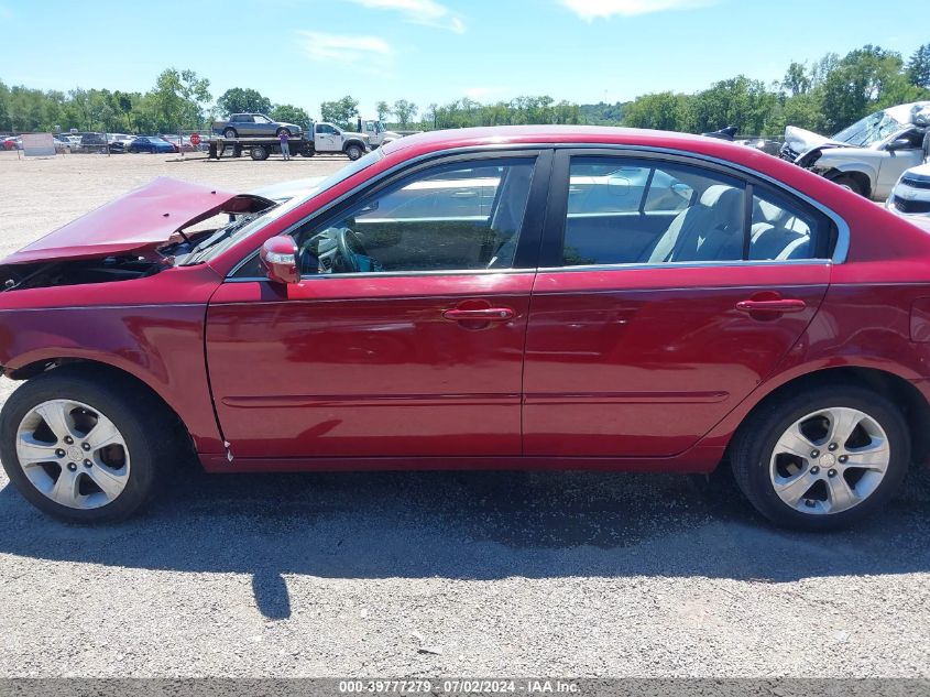 2009 Kia Optima Lx VIN: KNAGE228X95326111 Lot: 39777279