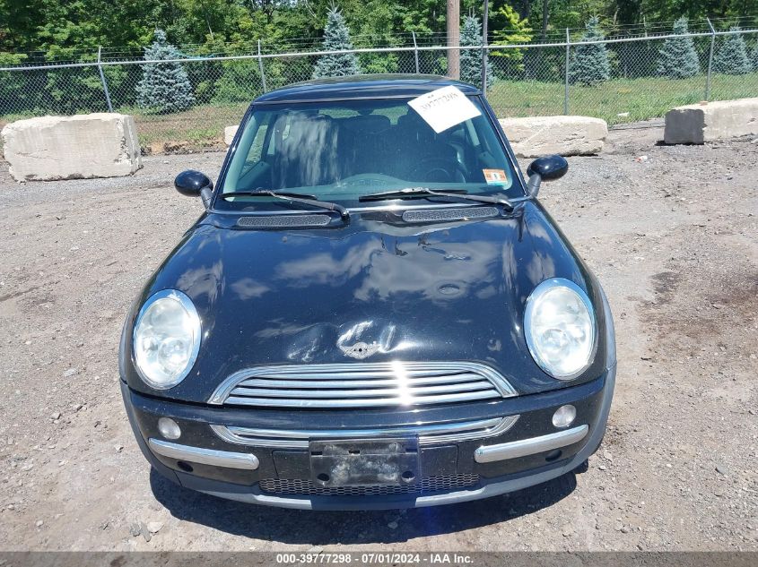 2002 Mini Cooper VIN: WMWRC33472TC36659 Lot: 39777298
