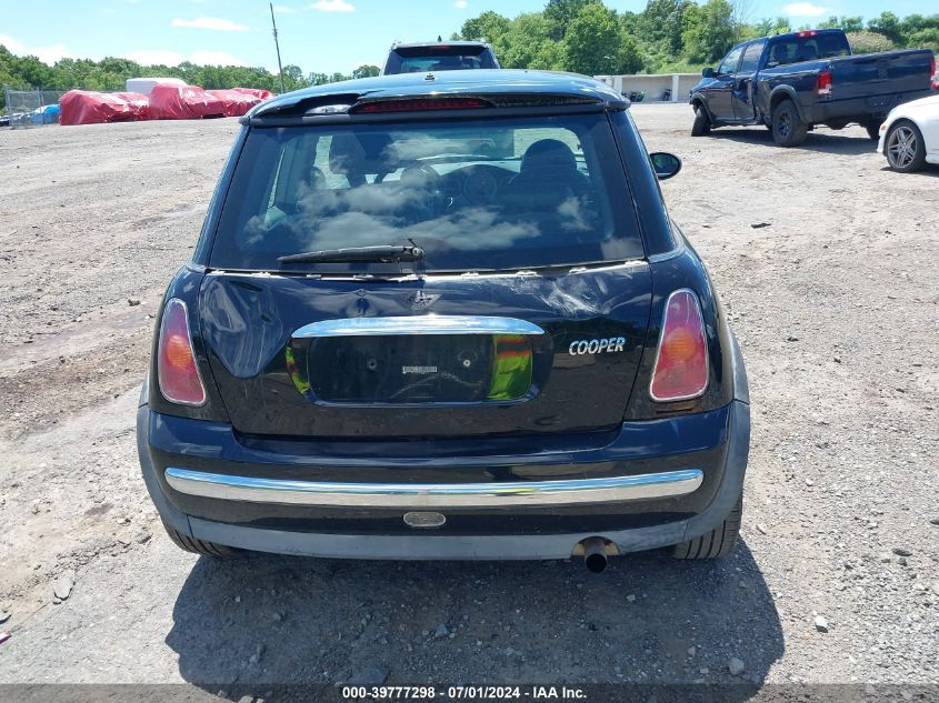 2002 Mini Cooper VIN: WMWRC33472TC36659 Lot: 39777298