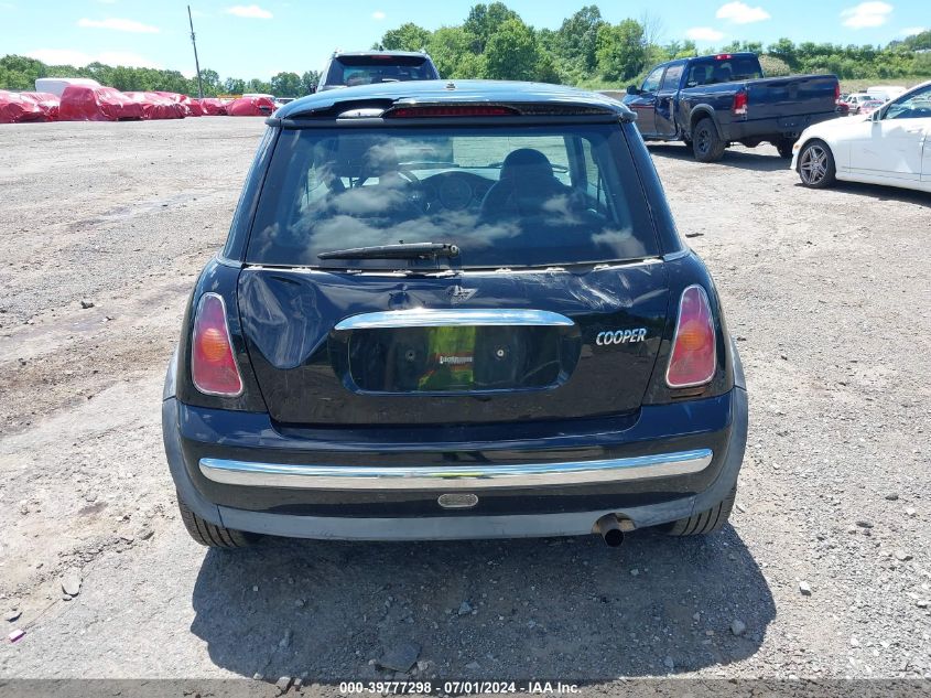2002 Mini Cooper VIN: WMWRC33472TC36659 Lot: 39777298